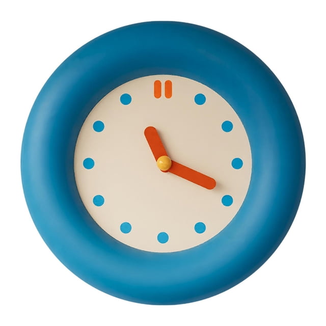 Reloj de pared redondo para colgar, para inauguración de la casa, fácil de leer, movimiento silencioso, moderno. Sin péndulo