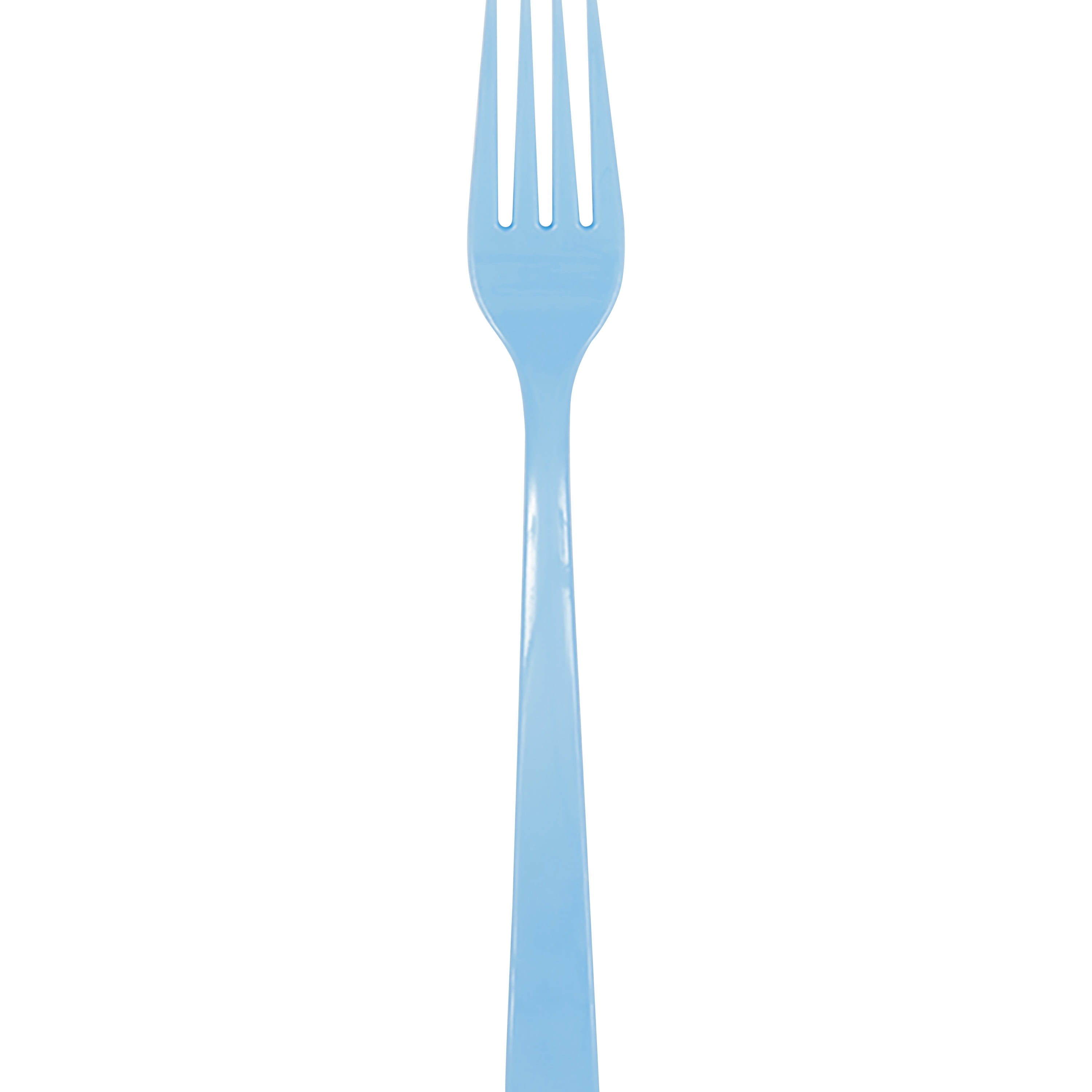 (6 pack) 24 Count Blue Disposable Plastic Forks by Way To Celebrate