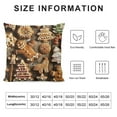 thumbnail image 5 of Qinduosi Gingerbread Cookies Print Country Style Exquisite Couch Pillow Covers Decor Throw Pillow Covers Couch Sofa, 5 of 5