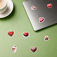 thumbnail image 6 of 35pcs Cute Valentines Heart Stickers Sweet Dessert Animal Stickers for Notebooks Laptops Suitcases, 6 of 9