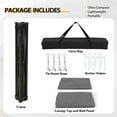 thumbnail image 5 of EAGLE PEAK Flex Compact 4x4 Pop-up Canopy Privacy Dressing Room,Dark Gray, 5 of 9