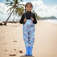 thumbnail image 2 of Baby Rompers Girl 18-24 Months Kids Cartoon Camo Chest Waders Youth Fishing Waders Toddler Water Proof Fishing Waders With Boots Jumpsuits, 2 of 7