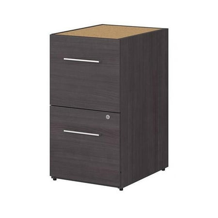 UPC: 0042976110857 | Bush Business Furniture OFF216SGSU 16 x 20 x 29 in. Office 500 2 Drawer File Cabinet  Storm Gray