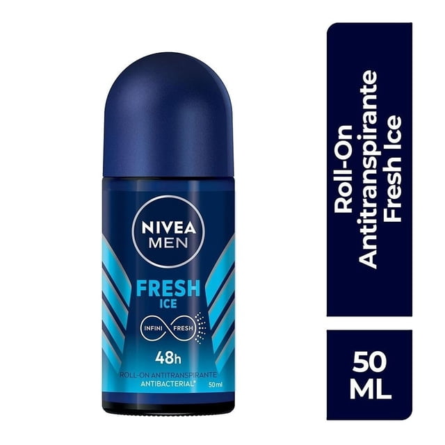 Antitranspirante NIVEA MEN Fresh Ice fresh ice antibacterial roll on 50 ml