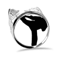 thumbnail image 1 of Anillo de compromiso de boda de amor ajustable Unbranded Shaolin Kung Fu cultura China M, 1 of 3