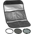 thumbnail image 2 of Hoya 52mm UV HMC + Cicular Polarizer CPL + NDx8 3-piece Digital Filter Set Kit, 2 of 3
