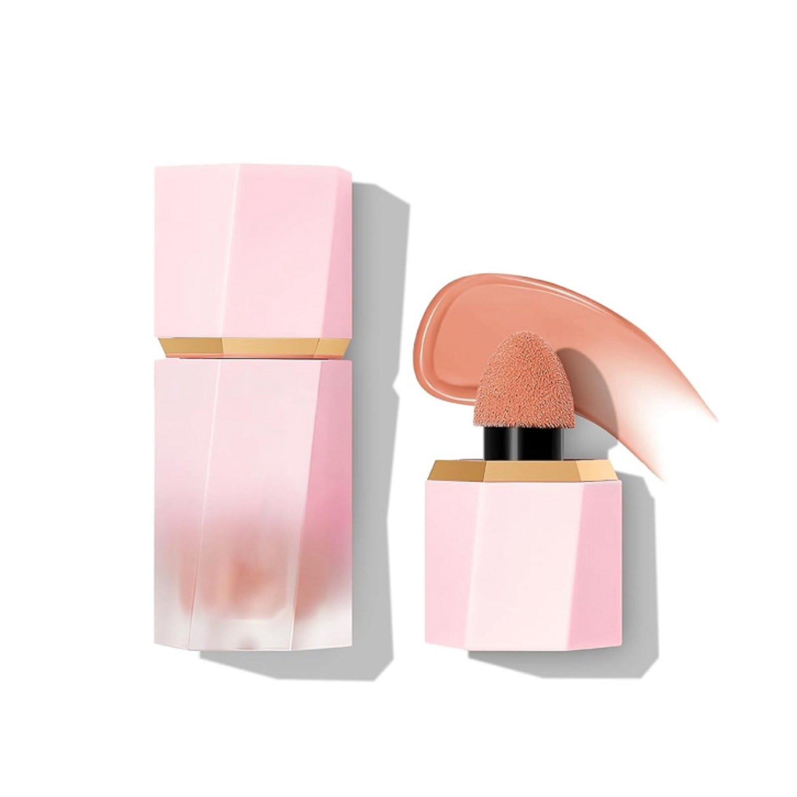 Liquid Stick for Cheeks Color Stick Discontinued Makeup Products Natural Flush Buildable Blending Pore Filler Glow Drops Highlighter Sponge Head Enhances Complexion Korean Makeup Eye Gloss