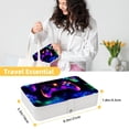 thumbnail image 5 of Game Controller Portable PU Leather Jewelry Organizer Stand Display Case Earring Organizer with Removable Compartment, 5 of 6