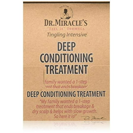 Dr. Miracle's Feel It Formula Deep Conditioning Treatment, 1.75 oz, 3 Pack
