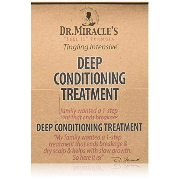 Dr. Miracle's Feel It Formula Deep Conditioning Treatment, 1.75 oz, 3 Pack