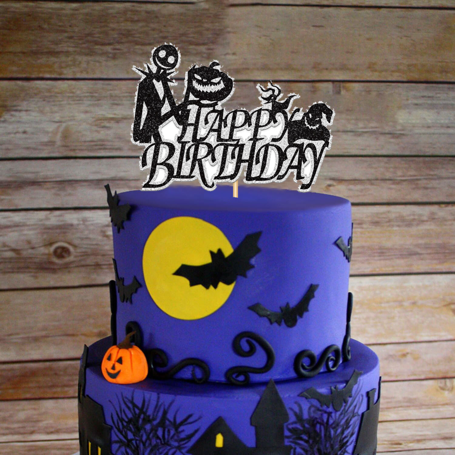Décorations Cupcakes Halloween - 48 Toppers Pierres Tombales En Papier | Pour Gâteaux, Biscuits | Design Effrayant (fantômes, Gothique...) | Non Comestible - 3