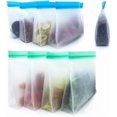 thumbnail image 1 of 10pcs Reusable Food Storage Bags,20.3*15*5cm, 1 of 5