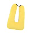 thumbnail image 4 of Almohada de viaje para asiento de coche,Almohada de viaje para asiento trasero de coche para adultos y niños,Cojín de almohada de viaje para el asiento trasero para viajes Amarillo, 4 of 9