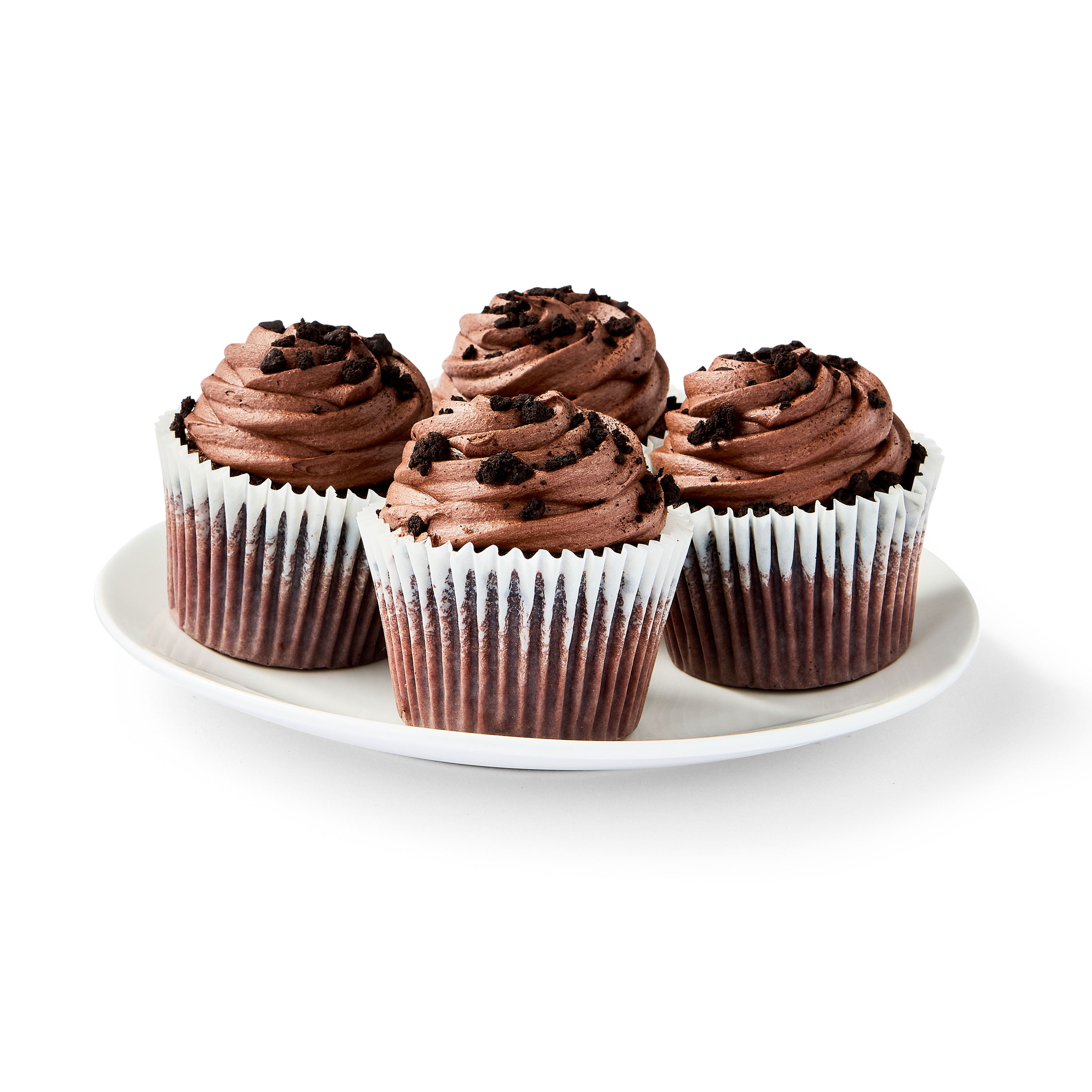 Marketside Fudge Brownie Cupcakes, 11.7 oz, 4 Count