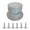 Gray, variant on RV Roof Vent Cap RV Plumbing Vent Cap Durable Easy to Install Professional Roof Pipe Exhaust Cover for Camping Boat Car White