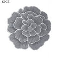thumbnail image 1 of Papete decorativo de estilo Nórdico Peonía, Para tapete de estilo occidental, tapete de mesa PVC, 6PCS, 1 of 5
