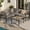 Shale, variant on NATURAL EXPRESSIONS 6 Pieces Patio Furniture Set, Outdoor Couch with Thick Olefin Cushions, Fauxwood Armrest and Tabletop, Sectional Outdoor Furniture for Backyard, Deck,Gray