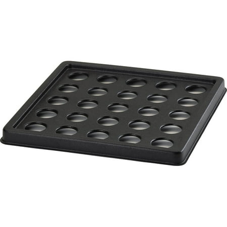 Black Diamond Express Ice Screw - Cambro Camrack Ice Express Water Glass Filler, Black, 25SWGF-110