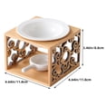 thumbnail image 2 of Mobutofu 1 Set Portable Oil Diffuser Brown Bamboo Essential Oil Burner for Home Decor, 2 of 7