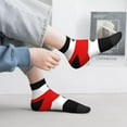 thumbnail image 6 of Women's Men's Flag Of The German Empire Lightweight Ventilation Quarter Ankle Socks, 6 of 7