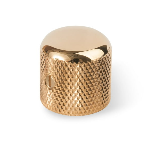Golden Age Dome Knob, Gold, 1/4