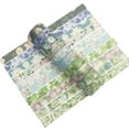 thumbnail image 2 of YUBX Garden Flower Washi Tape Set 10 Rolls Blue Purple Floral Decorative Masking Tapes (Calm Colors), 2 of 11