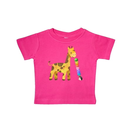 

Inktastic Giraffe and Rat Friends with Ice Cream Gift Baby Boy or Baby Girl T-Shirt