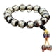 thumbnail image 1 of Pulsera de cristal de color blanco, cuentas de Buda, pulseras elásticas de cuentas de meditación de yoga para hombres y mujeres, 1 of 5