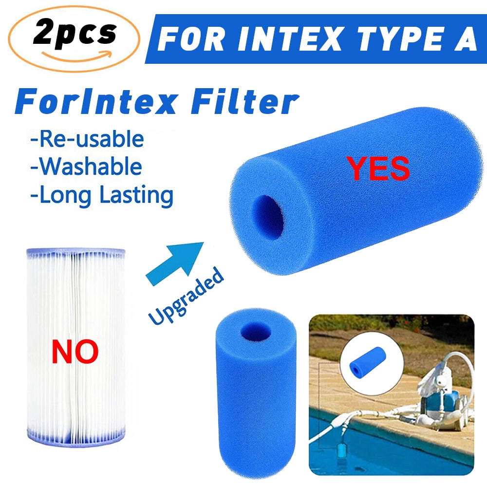 Reusable Washable Swimming Pool Filter Foam Sponge Cartridge Tool For Intex Type 