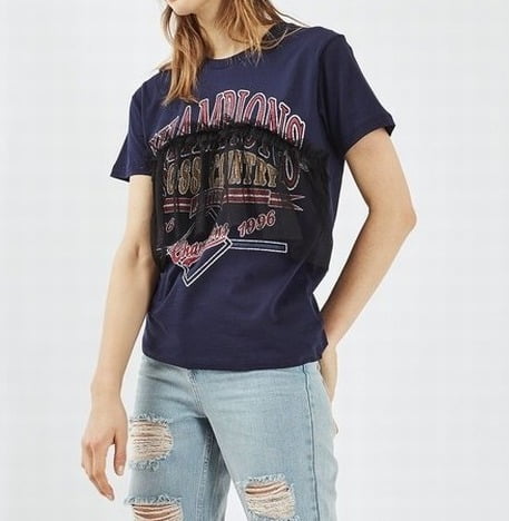 champion t shirt topshop
