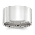 thumbnail image 1 of 14KW 12mm Standard Flat Comfort Fit Band Size 8 in 14k White Gold, 1 of 3