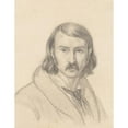 thumbnail image 2 of Friedrich Preller the Elder 15x18 Gold Ornate Wood Frame and Double Matted Museum Art Print Titled - Self-Portrait (1838), 2 of 4