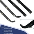 thumbnail image 2 of Window Molding Sweep Felt Trim Seal for 1987-1997 Ford F150 F250 F350 Bronco,Front Inner & Outer Door Weatherstrip Window Seal Belt, 2 of 5