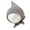 Gray, variant on Baby Winter Hat Soft Warm Yarn Pointed Top Earmuff Elves Costume Hat Infant Holiday Photoshoot Outfit Accessory Headpiece