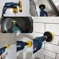 thumbnail image 2 of Accesorio de cepillo para taladro, cepillo eléctrico para fregar superficies de baño, eje de cambio rápido que garantiza un uso sin complicaciones, kit de limpieza multifuncional de 3 piezas con, 2 of 4