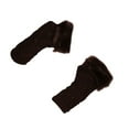 thumbnail image 2 of YWDJ Gloves for Women Women Girl Knitted Arm Fingerless Keep Warm Winter Gloves Soft Warm Mitten Coffee, 2 of 3