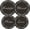Gratitudes Chalkboard, variant on Stylish Burner Covers Set of 4 for Range Accessories, Gratitudes Chalkboard Metal Stove Burner Cover for Expanding Counter Space Stovetop Decor, Burner Covers for Electric Stove