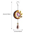 thumbnail image 2 of LHWEN Sun Metal Pendant Balcony Creative Wind Chime Luminous Ornaments Moon Garden Home Decor Patio Porch Backyard Artistic Design Natural Flavor Birthday Festival Christmas Memorial Gift Family, 2 of 2