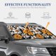 thumbnail image 4 of Fotbe Yellow White Daisy Pattern Juego de 2 Piezas de Parasoles para Parabrisas | Bloqueador Solar para Auto | Accesorios Plegables para Protección Solar Interior-Small, 4 of 6