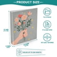 thumbnail image 3 of FORMRS 3 Ring Binder 1.5 inch with Pockets Set of 2 Clip Board 200 Sheets Capacity, Stars Flower, 3 of 8
