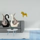 thumbnail image 2 of Elegante escultura de cerámica de caballo cisne, figura coleccionable para estantería, aniversario, chimenea, entrada, armario, decoración del hogar,, 2 of 8
