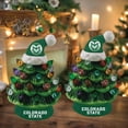 thumbnail image 3 of Colorado State Rams 2-Pack 4" Ceramic LED Christmas Tree Set, 3 of 3