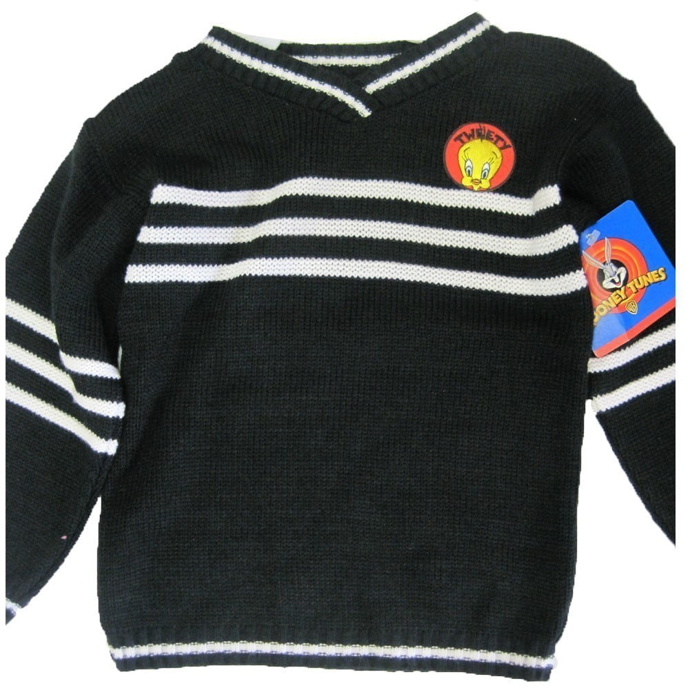 little girls black sweater