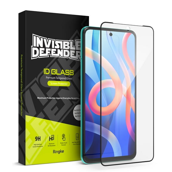 Ringke Full Cover Glass Screen Protector Compatible with Xiaomi Redmi Note 11T 5G / Poco M4 Pro 5G, Tempered Glass Film, 9H Hardness