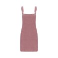 thumbnail image 3 of Dezsed Women's Corduroy Overall Dress Adjustable Strap Suspender Skirt A Line Cute Pinafore Bib Overall Mini Dress Skirt Pink M, 3 of 5