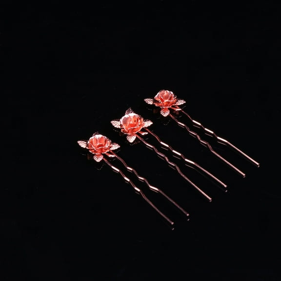 LOLIPPYY Bridal Hair Pins Flower Shape Hair Accessories Metal 20Set