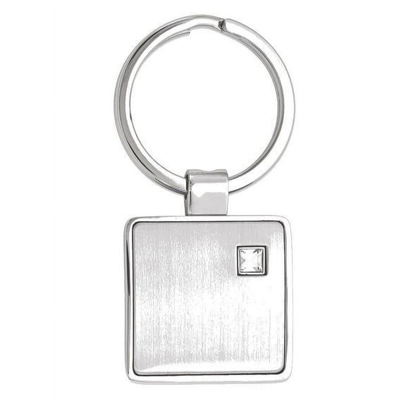 Silver-tone Key Ring - Engravable Personalized Gift Item