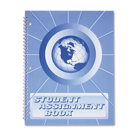 Ward SA98 Cahier de Devoirs pour Étudiants 40 Semaines 8-1/2 x 11 Couverture Laminée
