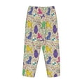 thumbnail image 5 of Xecao Colorful Poodle Dog Women's Straight Lounge Pajama Pants: The Epitome of Relaxed Sleepwear, 5 of 9