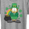 thumbnail image 3 of Garfield - Rainbow Shamrocks - Women's Short Sleeve Graphic T-Shirt, 3 of 5